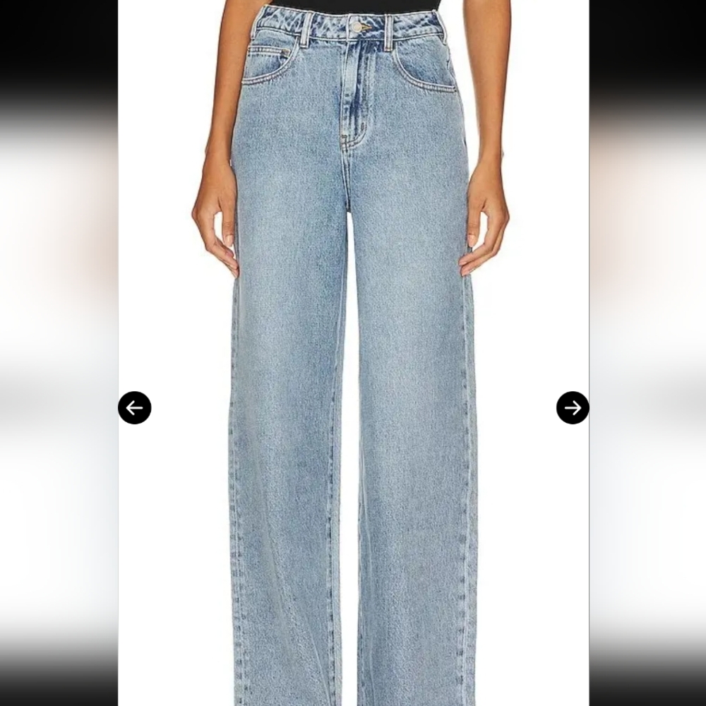 WeWoreWhat Light Blue Wide Leg Jeans